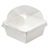 Коробка белая с купольной крышкой SMART PACK 300 85 х 85 х 95 мм