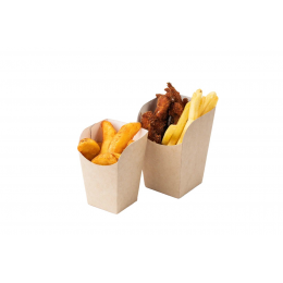 Коробка для картофеля фри и снэков Snack Cup L, 61/80 x 61/80 x 90/129 мм